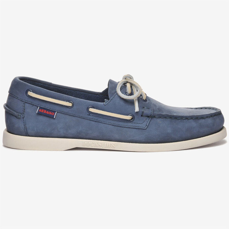 docksides portland nubuck blue navy