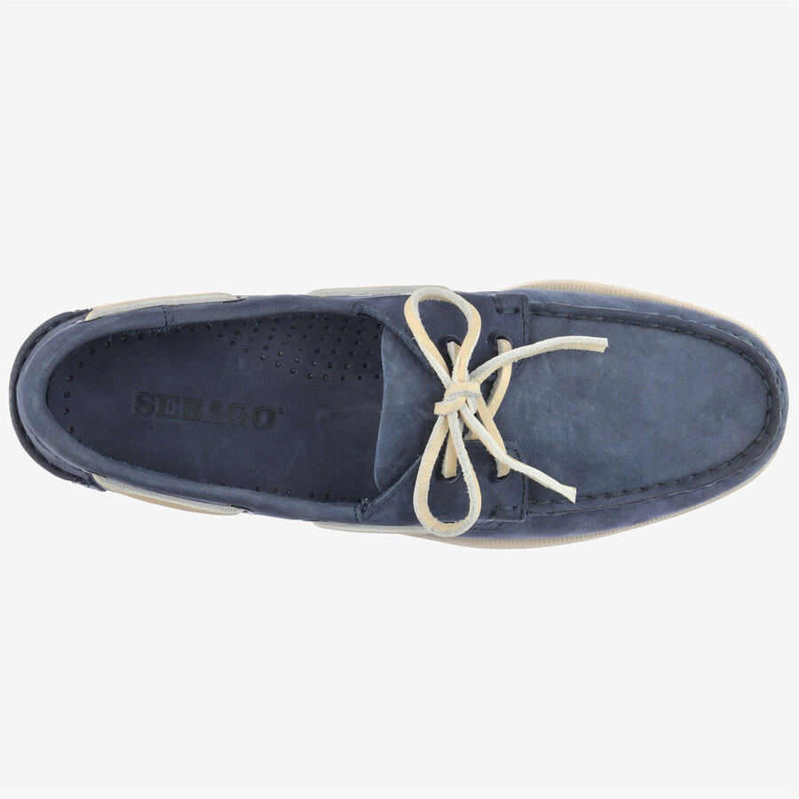 docksides portland nubuck blue navy