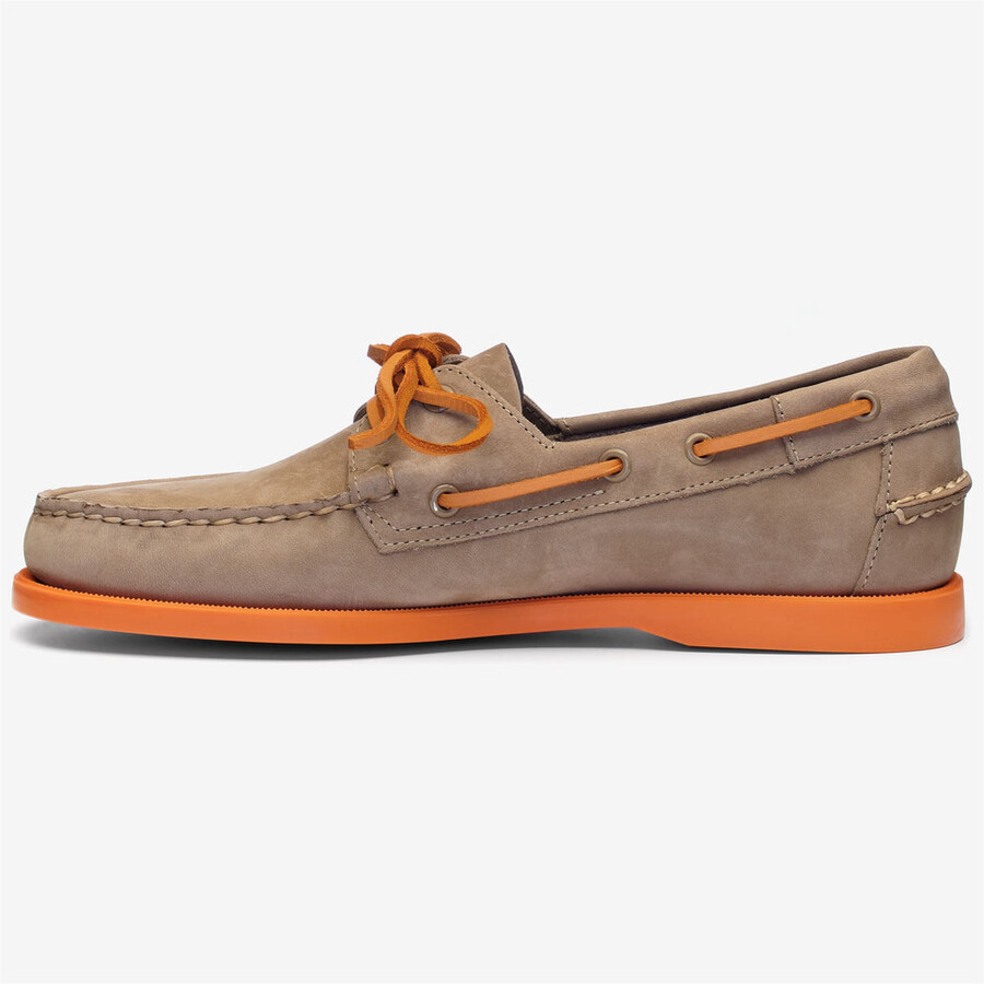 docksides portland nubuck braun taupe-orange