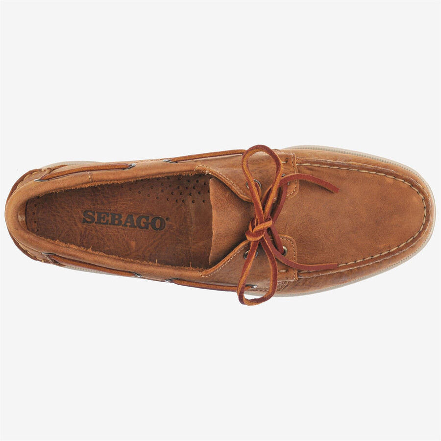 docksides portland crazy h brown tan