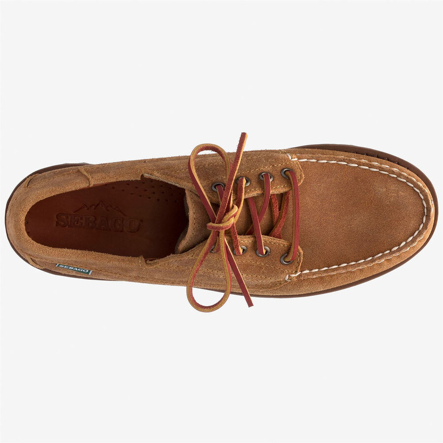 askook lug suede waxed beige camel