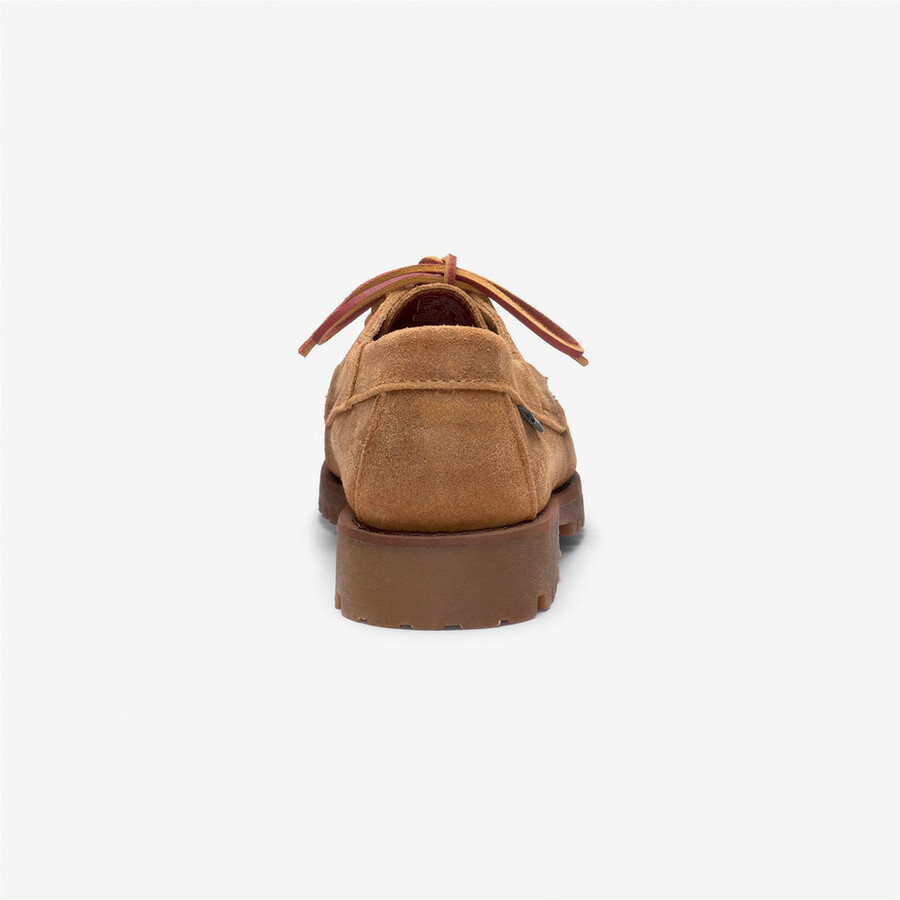 askook lug suede waxed beige camel