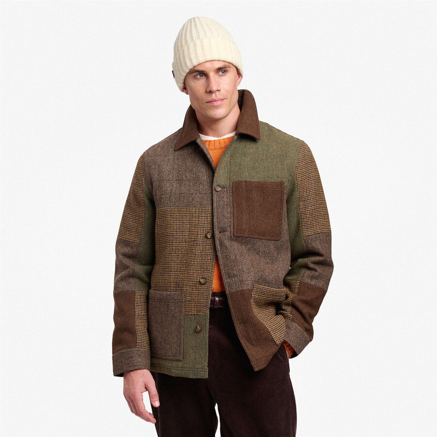 dorr patchwork braun mehrfarbig karotisch