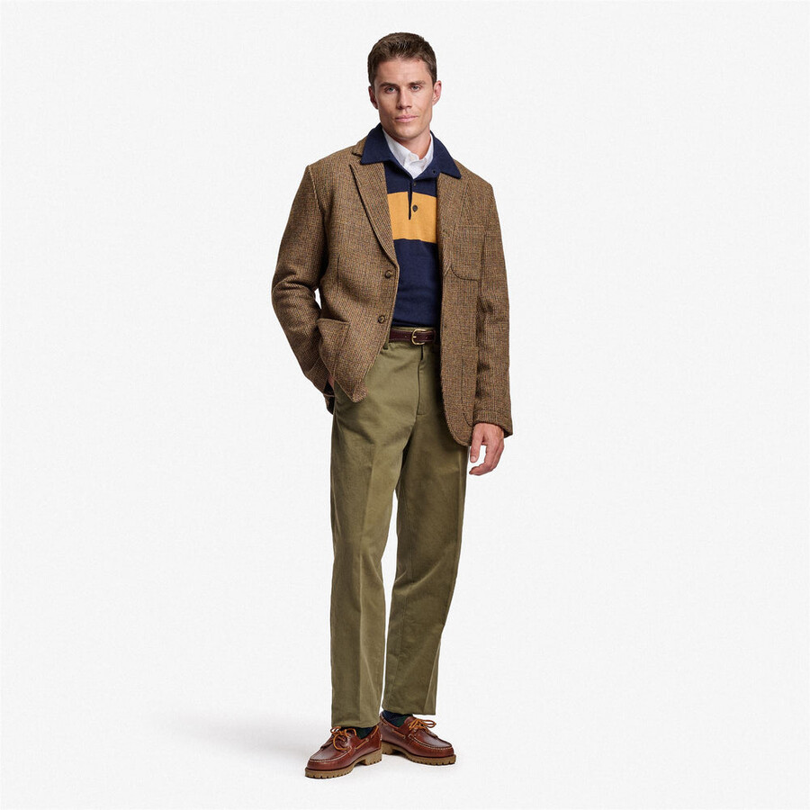 neddick micropieddepoule beige-braun-dunkelnavy