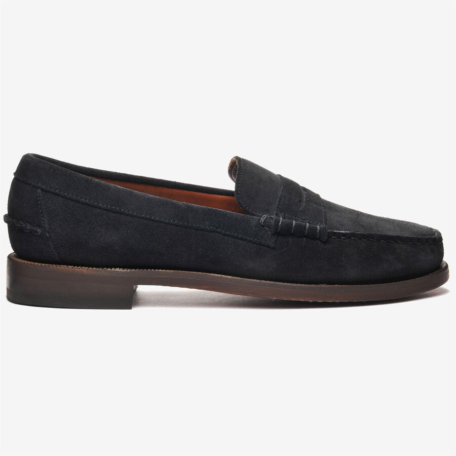 klassisches dan wildleder blau marineblau