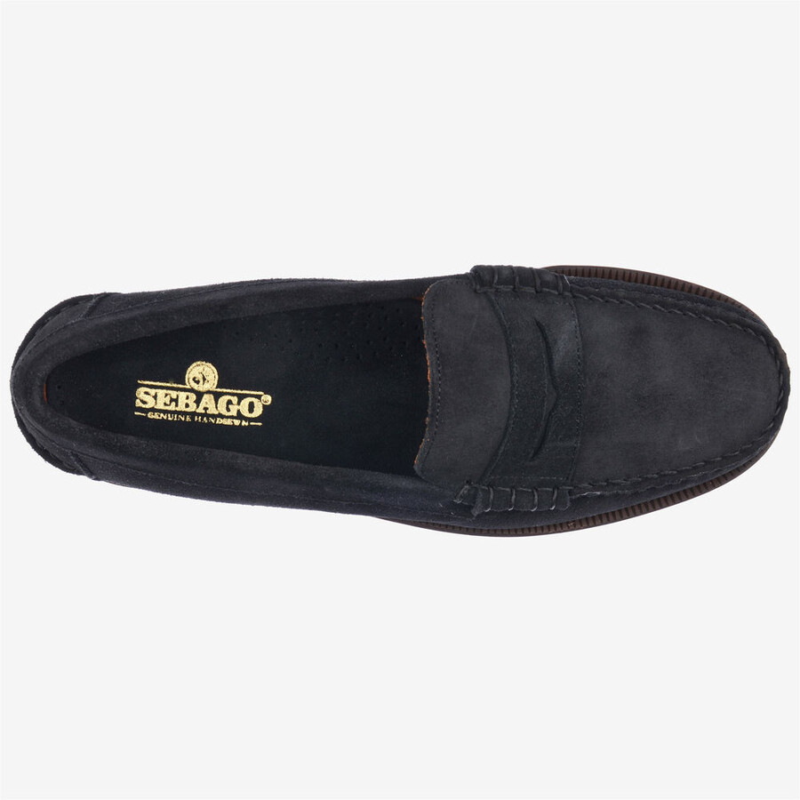 klassisches dan wildleder blau marineblau