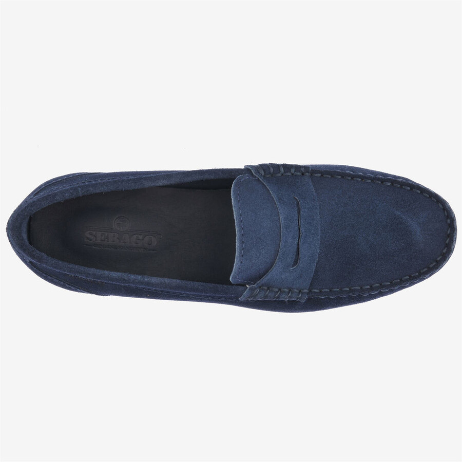 byron wildleder blau pulver