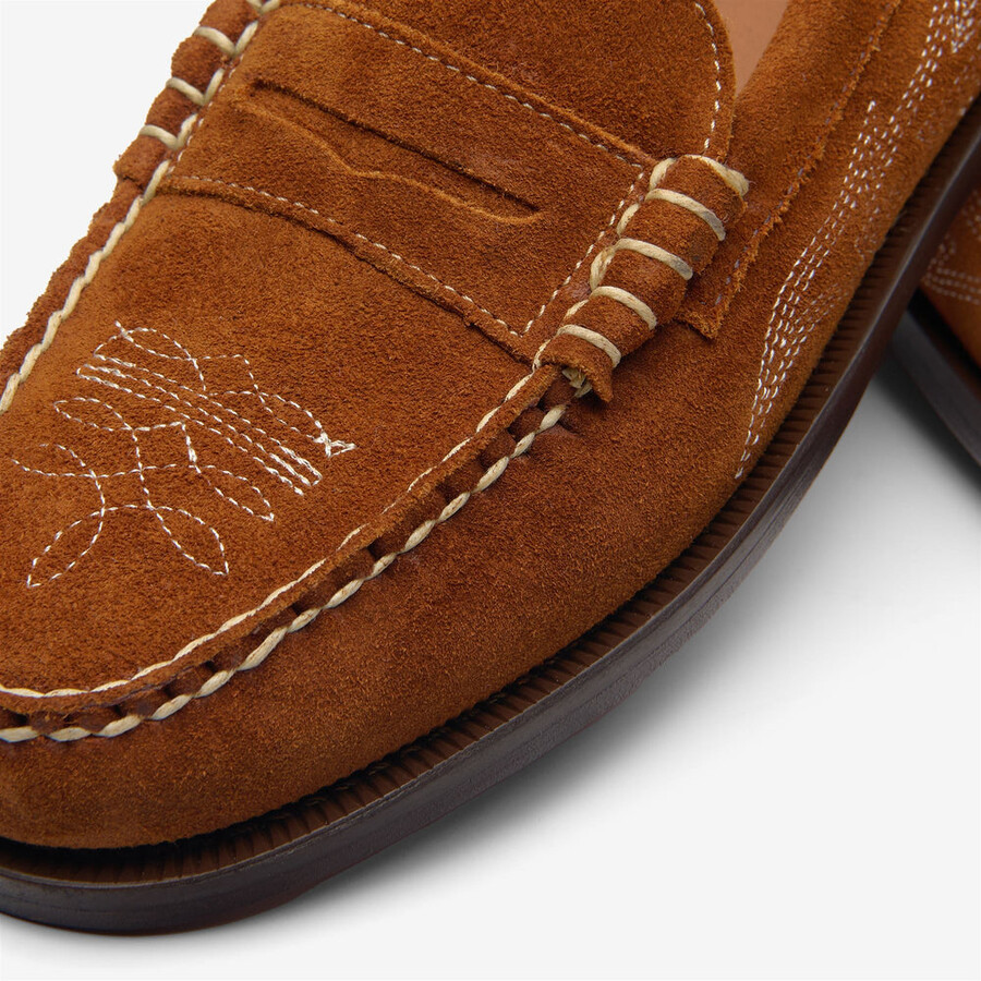 dan dallas woman brown cognac