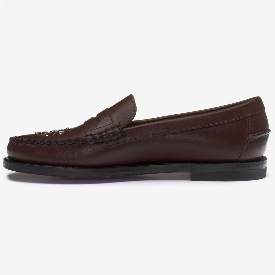 dandette studs woman dk brown