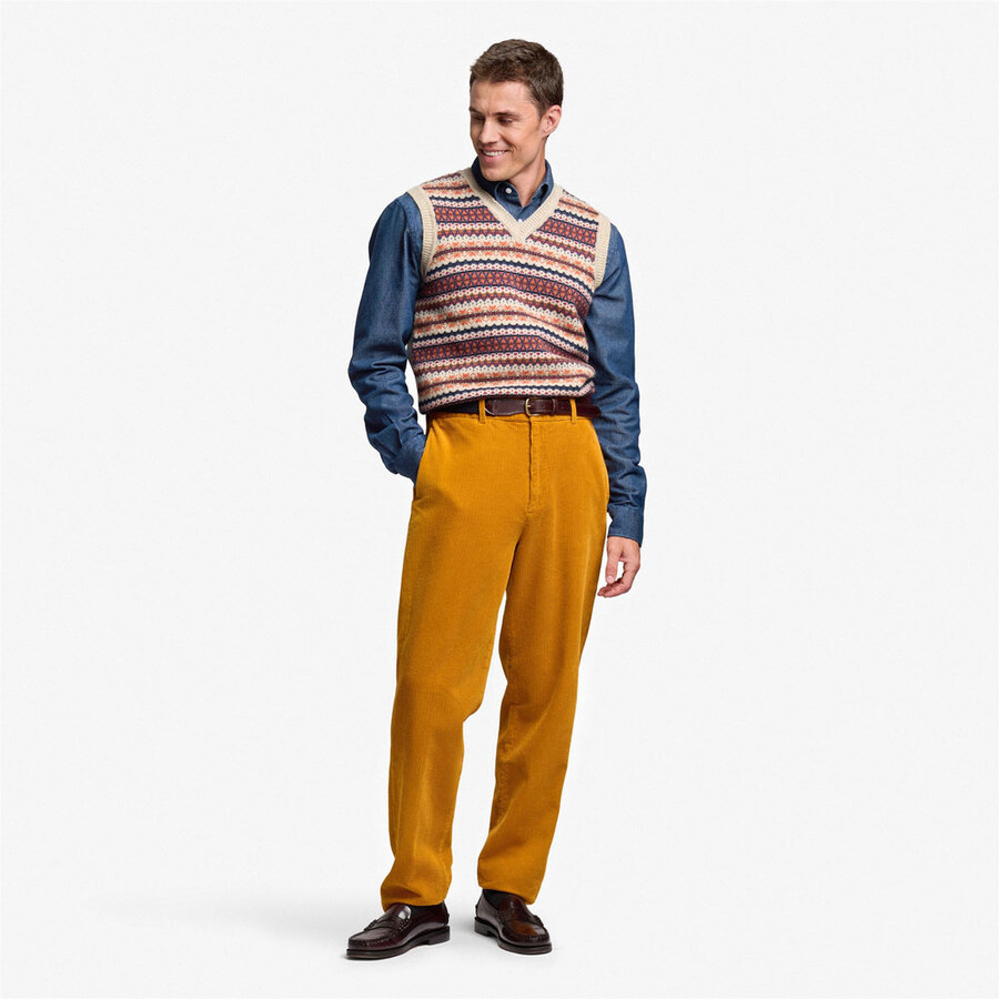 rendon corduroy gelb tan