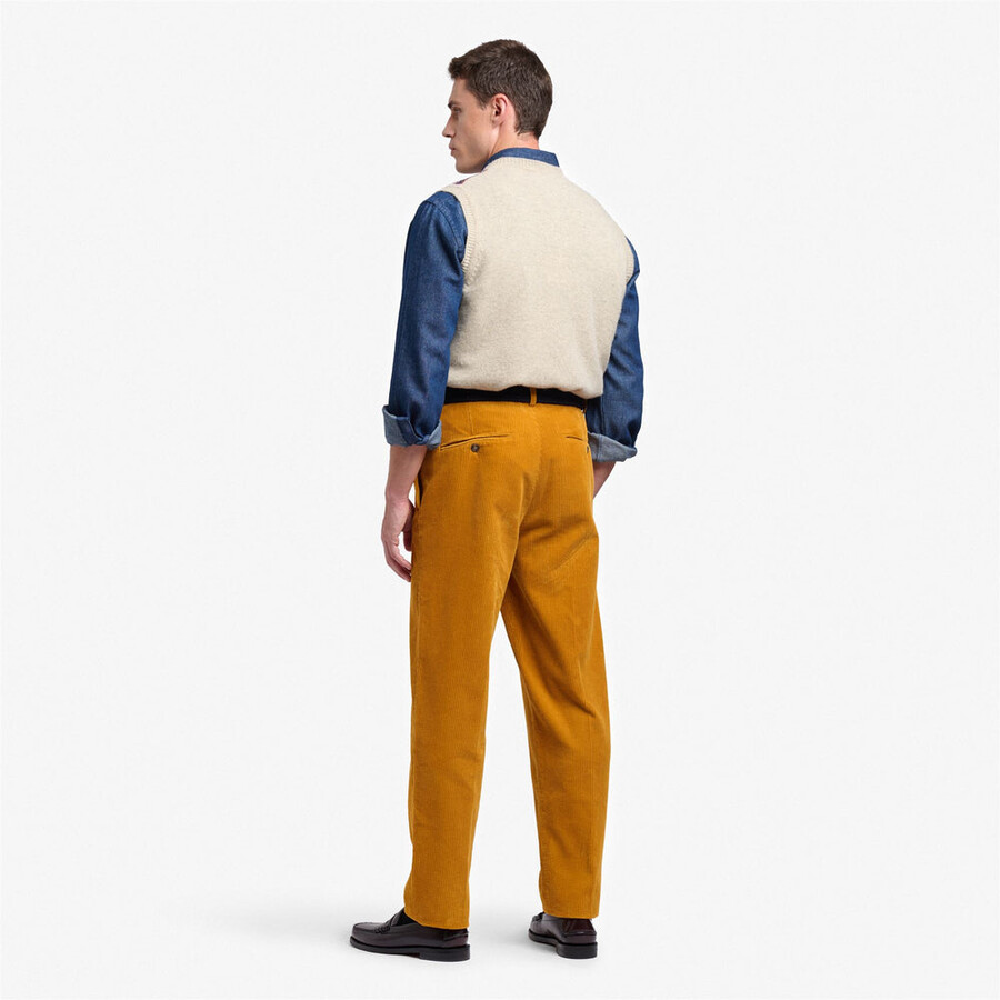 rendon corduroy gelb tan