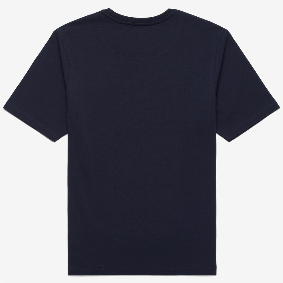 crew-t-shirt blau marine