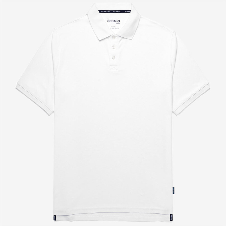 crew polo weiss