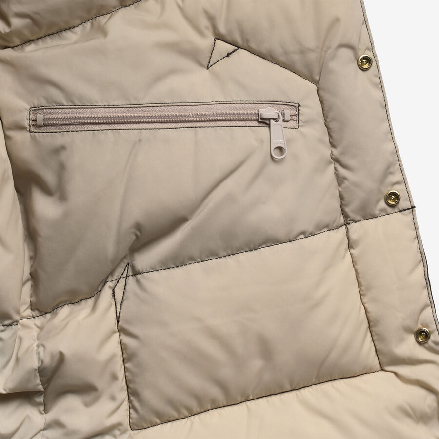 christy weste braun mokka-hellbeige